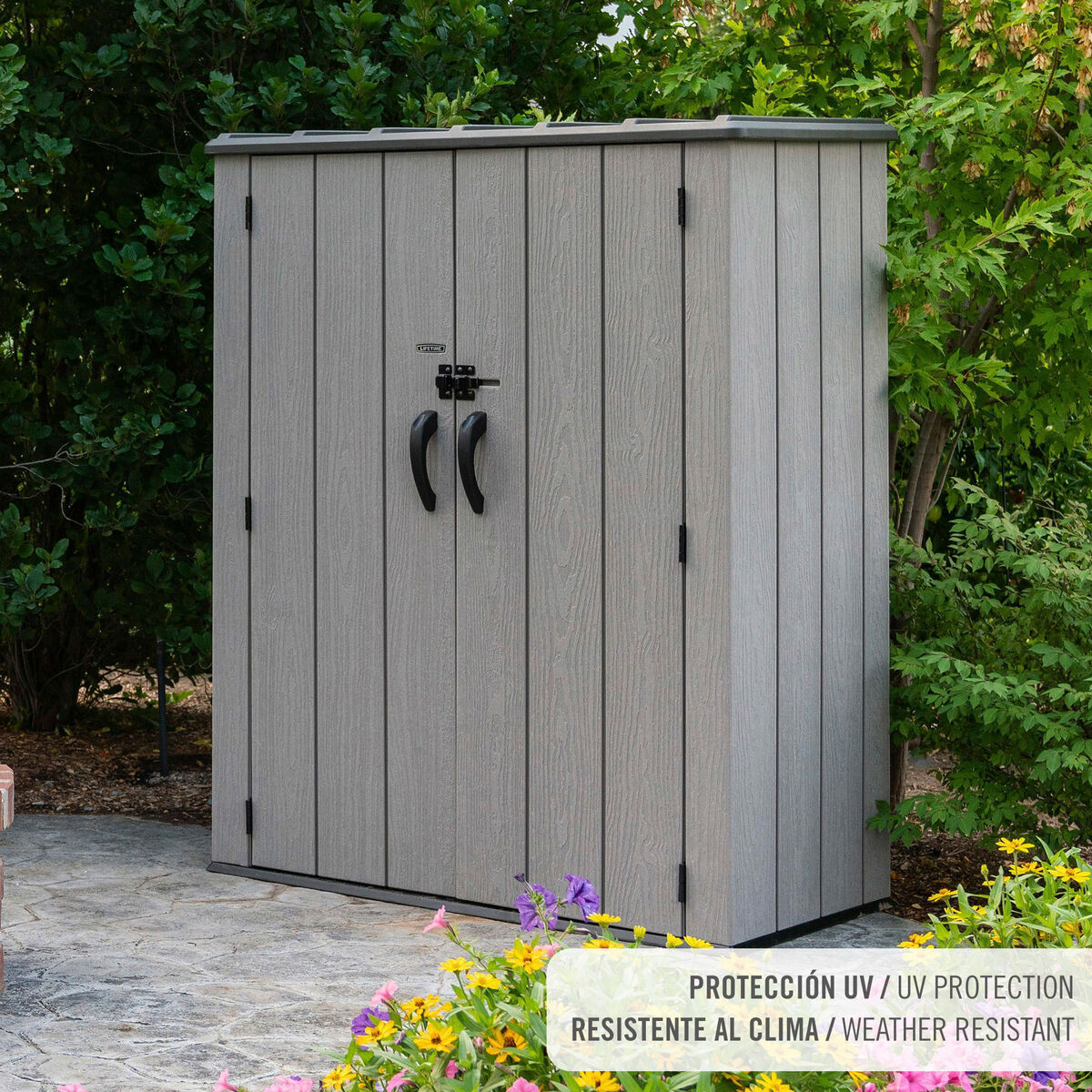 Mobilier pentru depozitare Lifetime Gri Plastic (Recondiționate C)