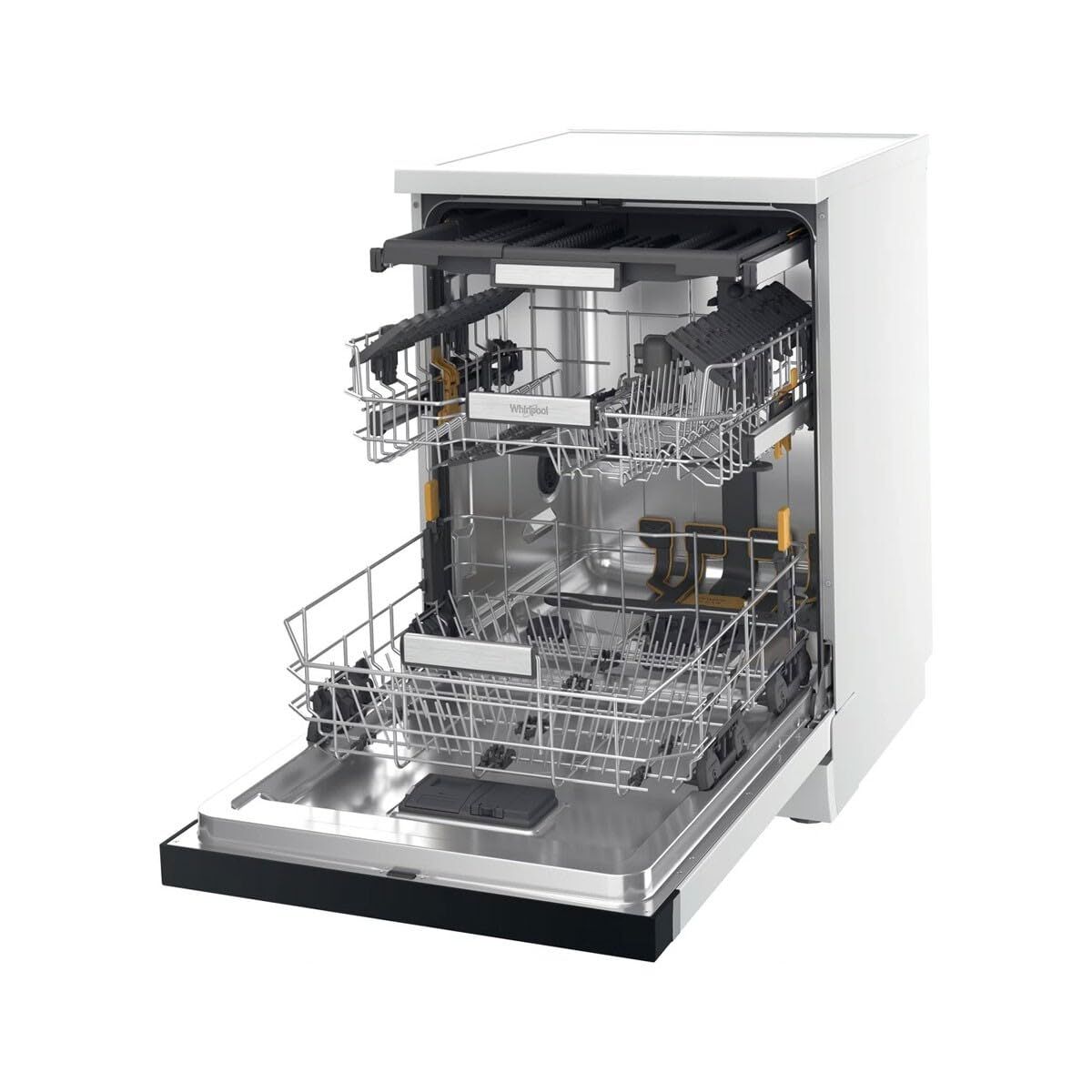 Maşină de spălat vase Whirlpool Corporation W7FHS41 Alb Negru 60 cm (Recondiționate C)