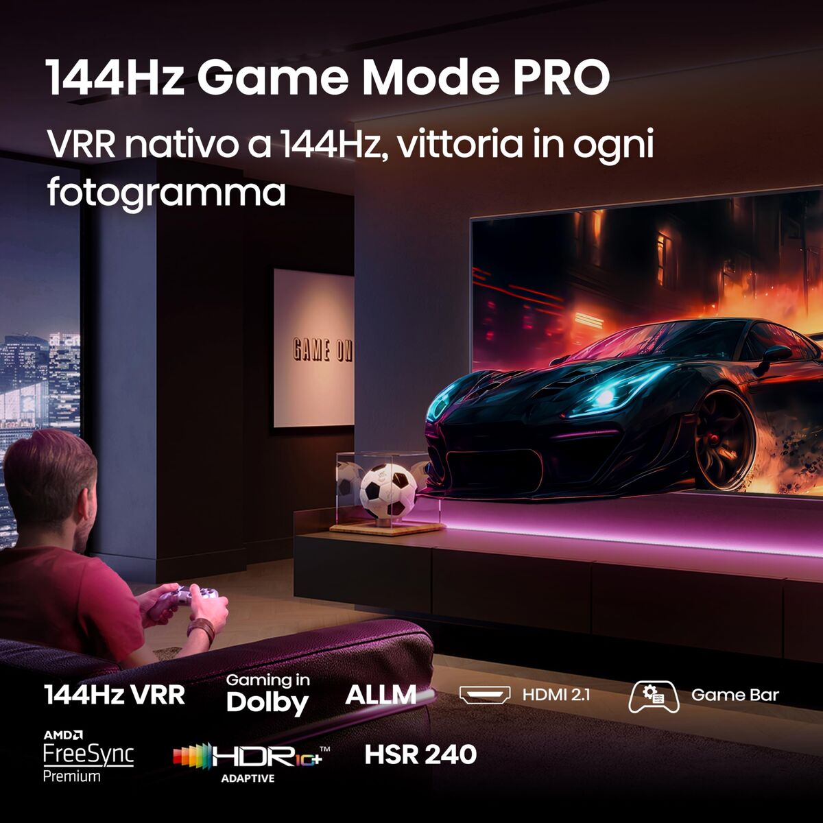 Smart TV Hisense 65E7Q PRO 4K Ultra HD 65" LED HDR D-LED QLED (Recondiționate D)