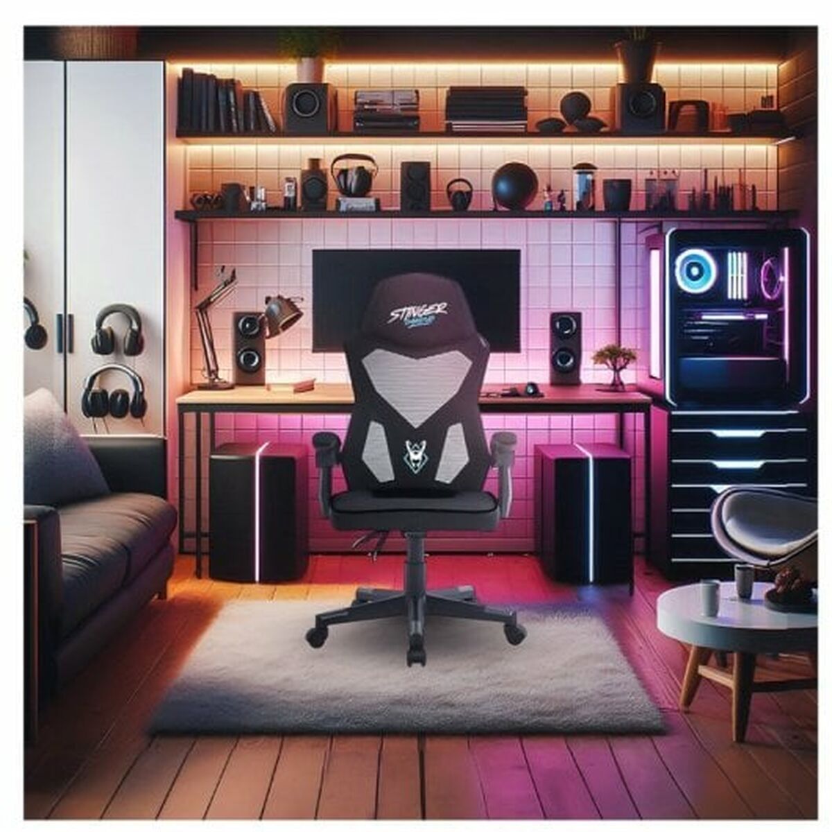 Scaun Gaming Woxter GM26-124 Negru (Recondiționate A)