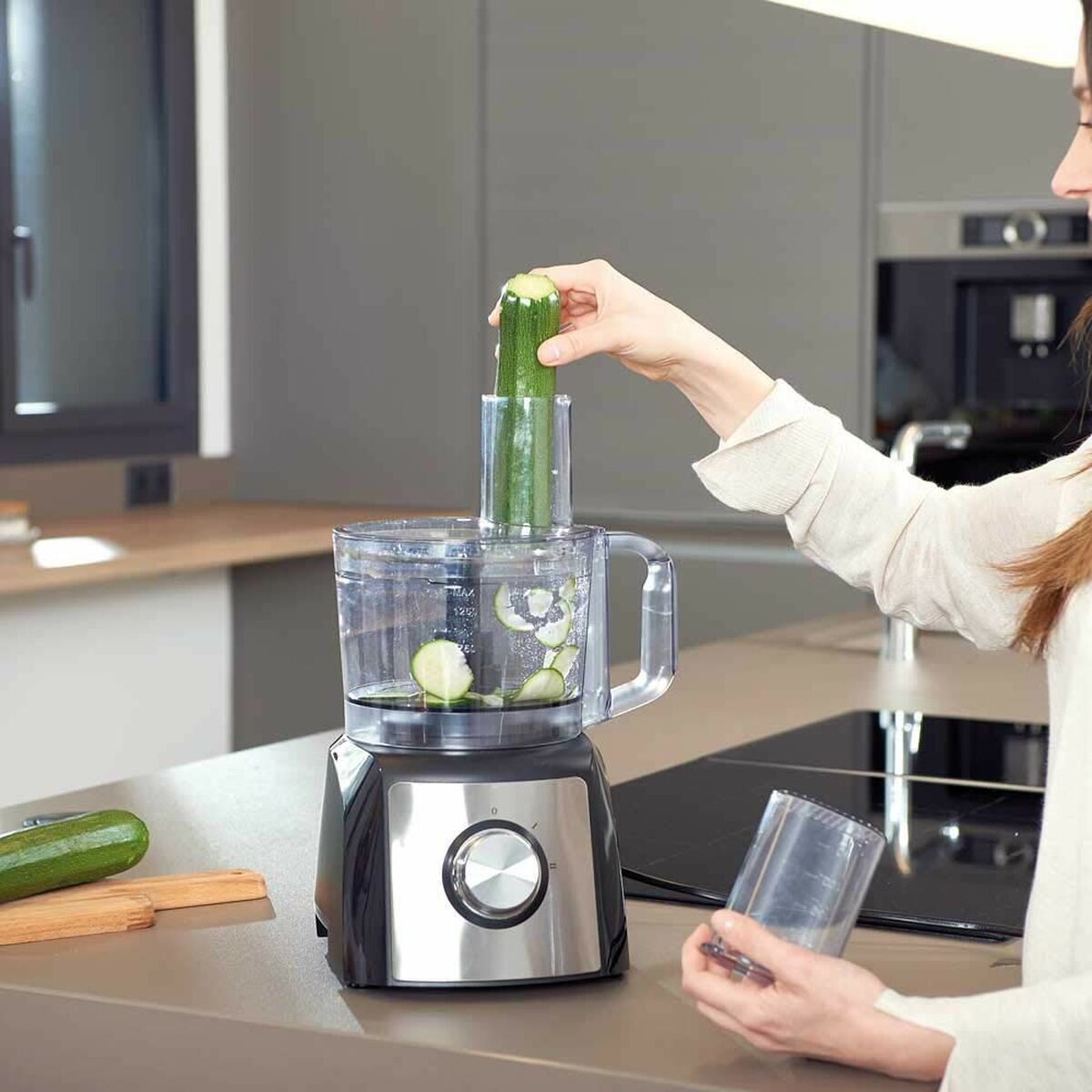 Robot de Bucătărie Black & Decker BXFPA1200E Oțel 1200 W 1,5 L (Recondiționate B)