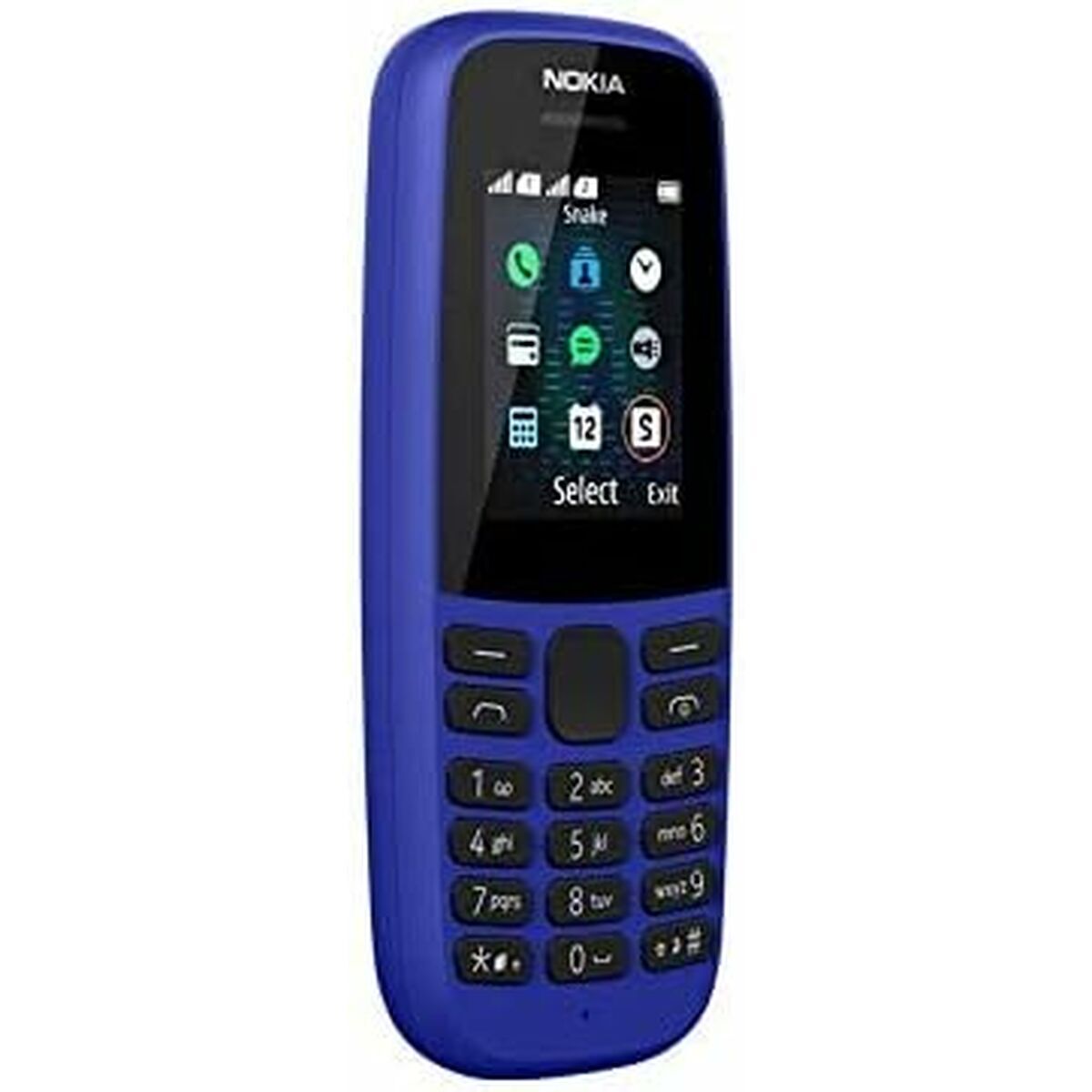 Telefon Mobil Nokia 105 Albastru (Recondiționate B)