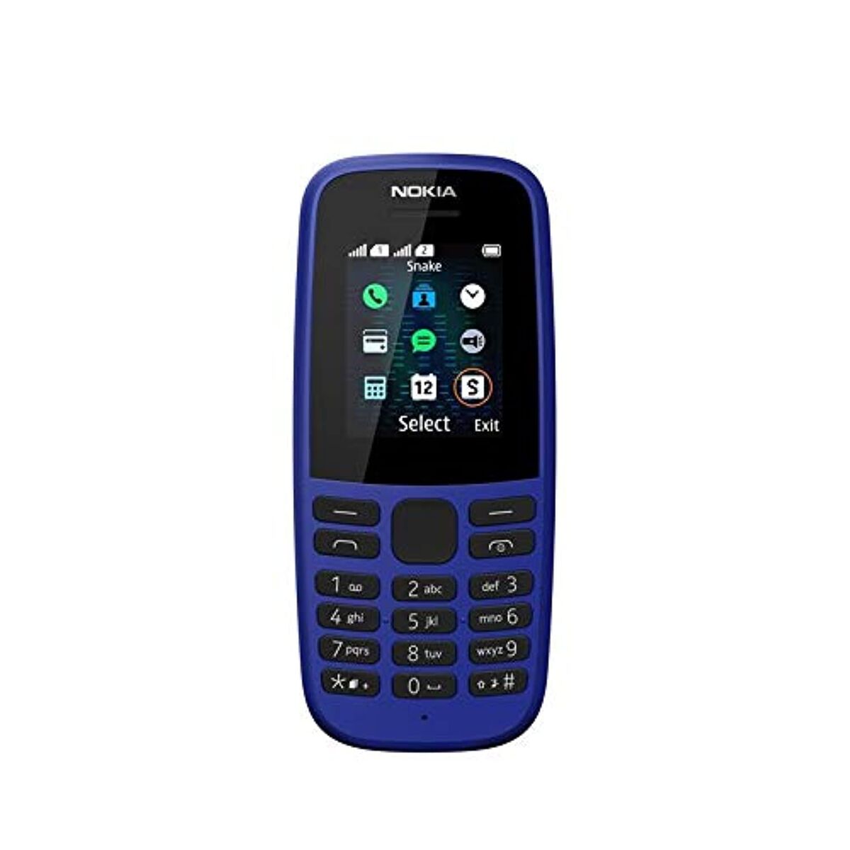 Telefon Mobil Nokia 105 Albastru (Recondiționate B)
