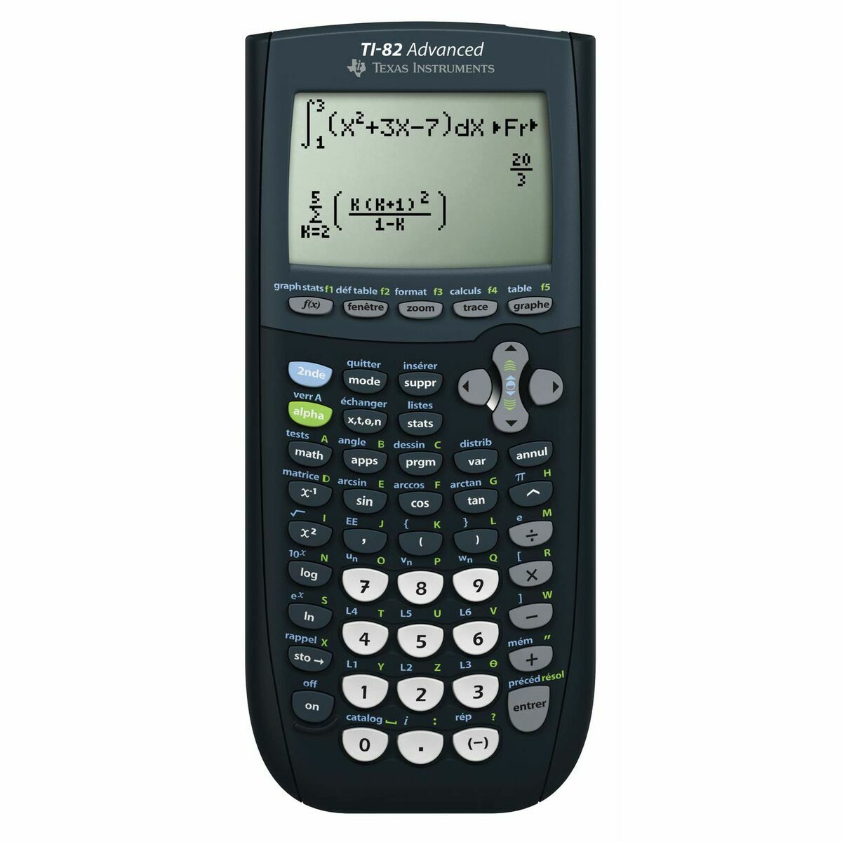 Calculator științific Texas Instruments TI 82 Negru (Recondiționate A)