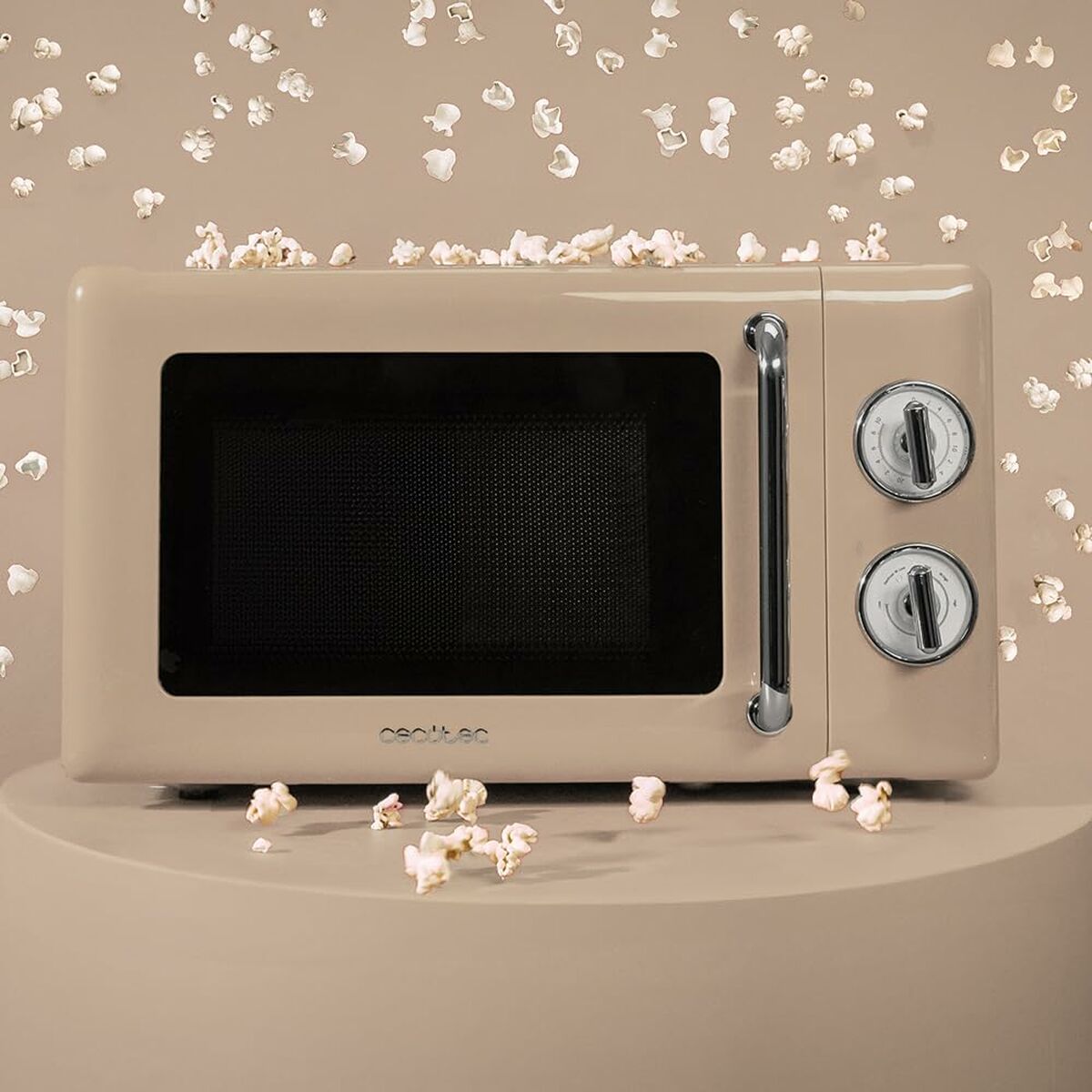 Cuptorul cu Microunde Cecotec Proclean 3010 Retro Bej 700 W 20 L (Recondiționate A)