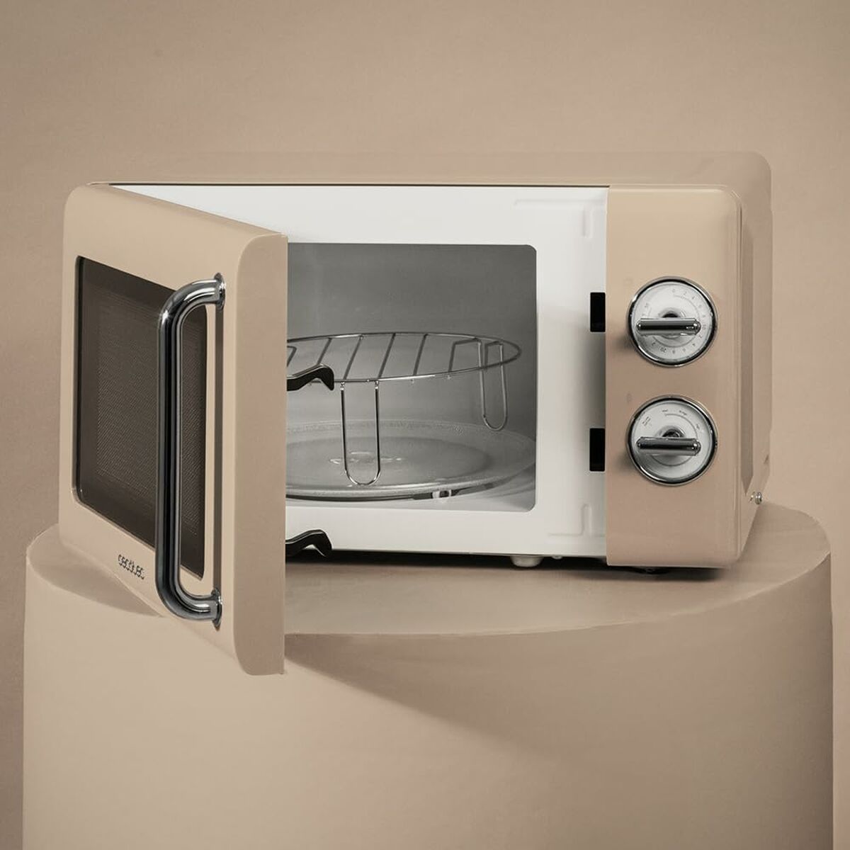 Cuptorul cu Microunde Cecotec Proclean 3010 Retro Bej 700 W 20 L (Recondiționate A)