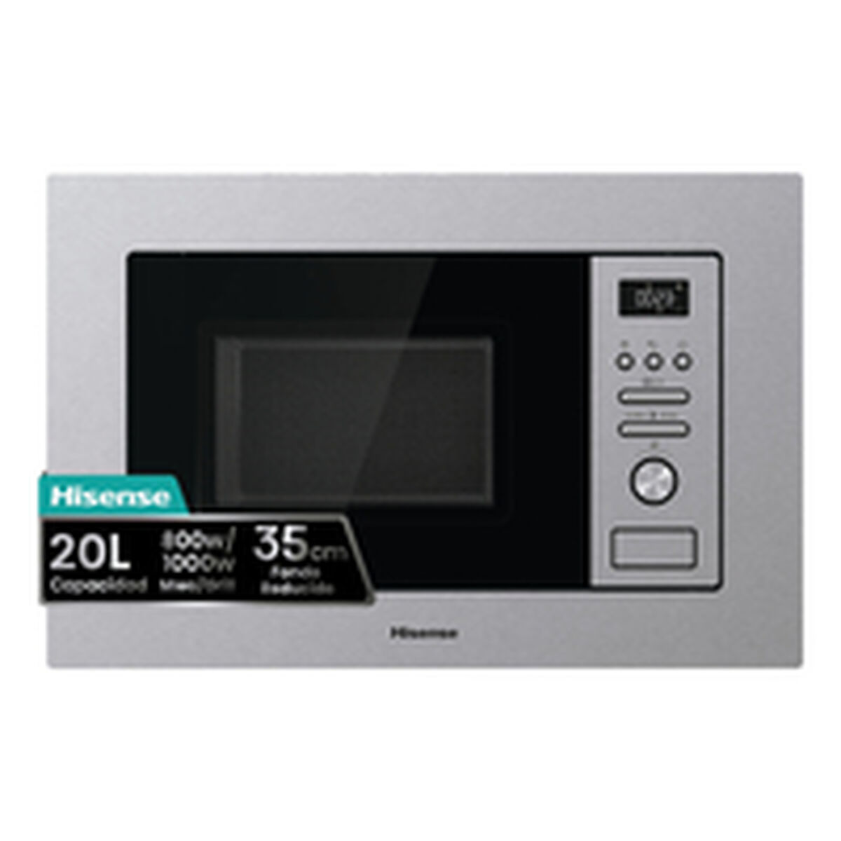 Cuptor cu microunde cu Grill Hisense BIM320G41X Oțel 800 W 1000 W 20 L (Recondiționate A)
