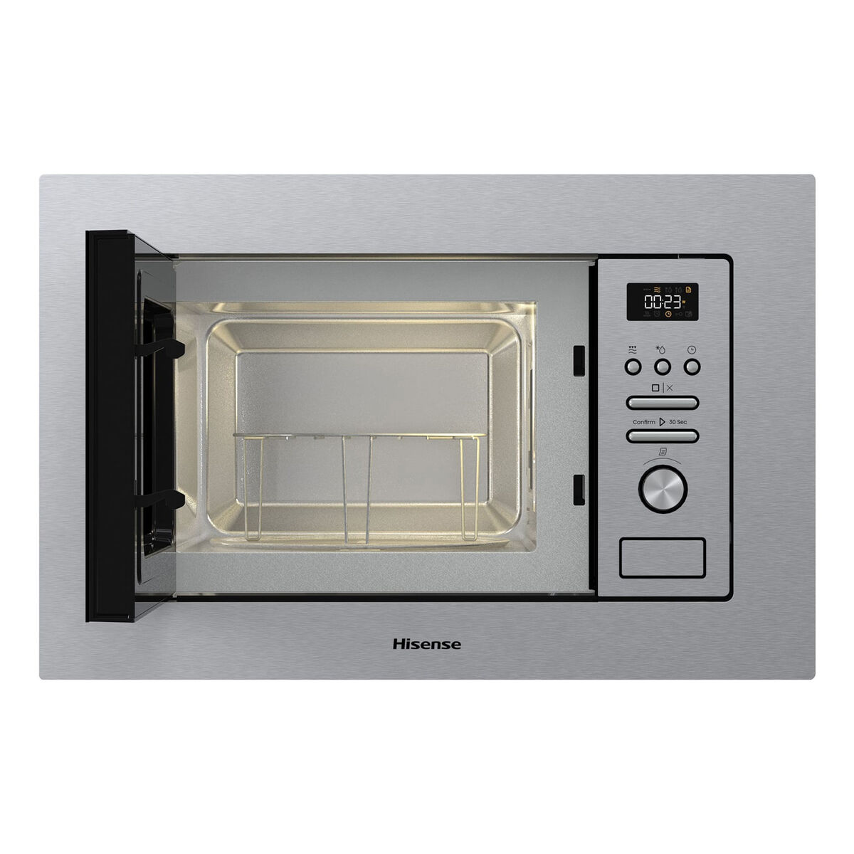 Cuptor cu microunde cu Grill Hisense BIM320G41X Oțel 800 W 1000 W 20 L (Recondiționate A)