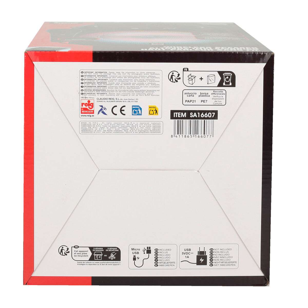 Difuzor Bluetooth Portabil cu Microfon Reig (Recondiționate A)