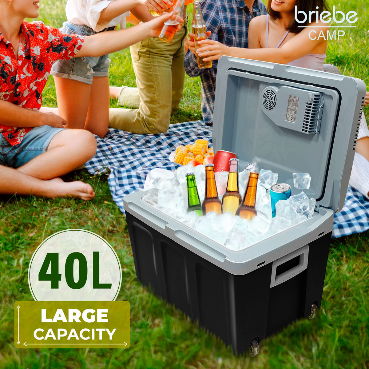 Frigider Electric Portabil Negru 40 L (Recondiționate A)