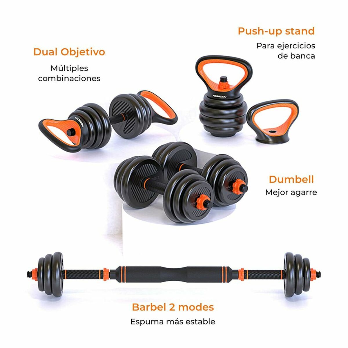 Kit Kettlebell și Dumbbell Xiaomi ORMANC30V2 (Recondiționate B)