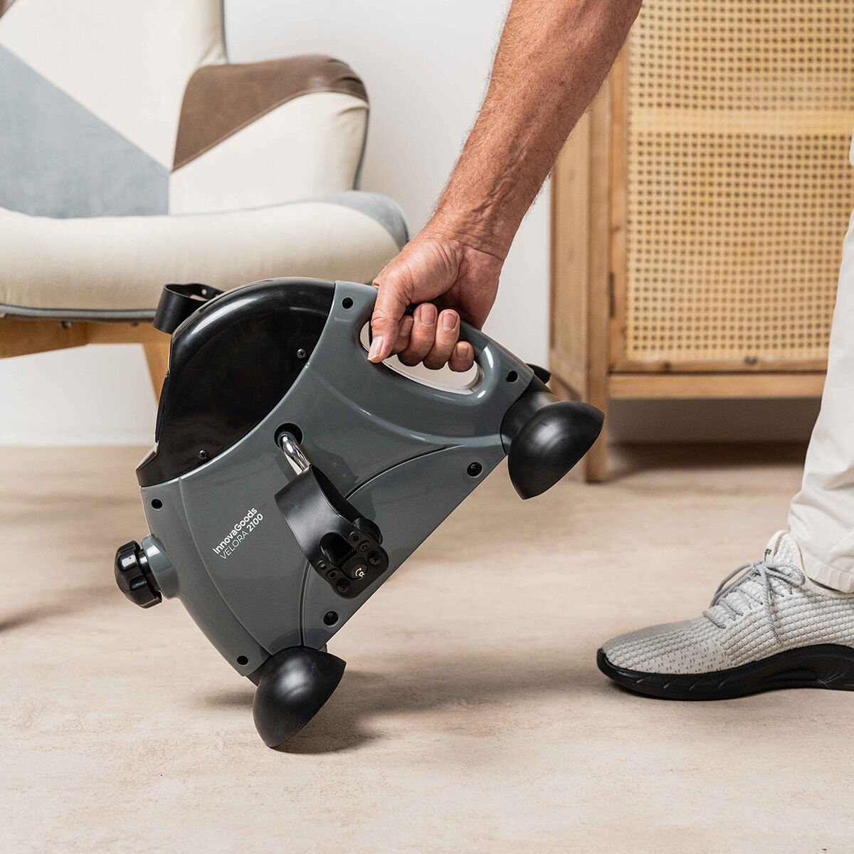 Pedalier static pentru brațe și picioare cu saltea InnovaGoods (Recondiționate C)