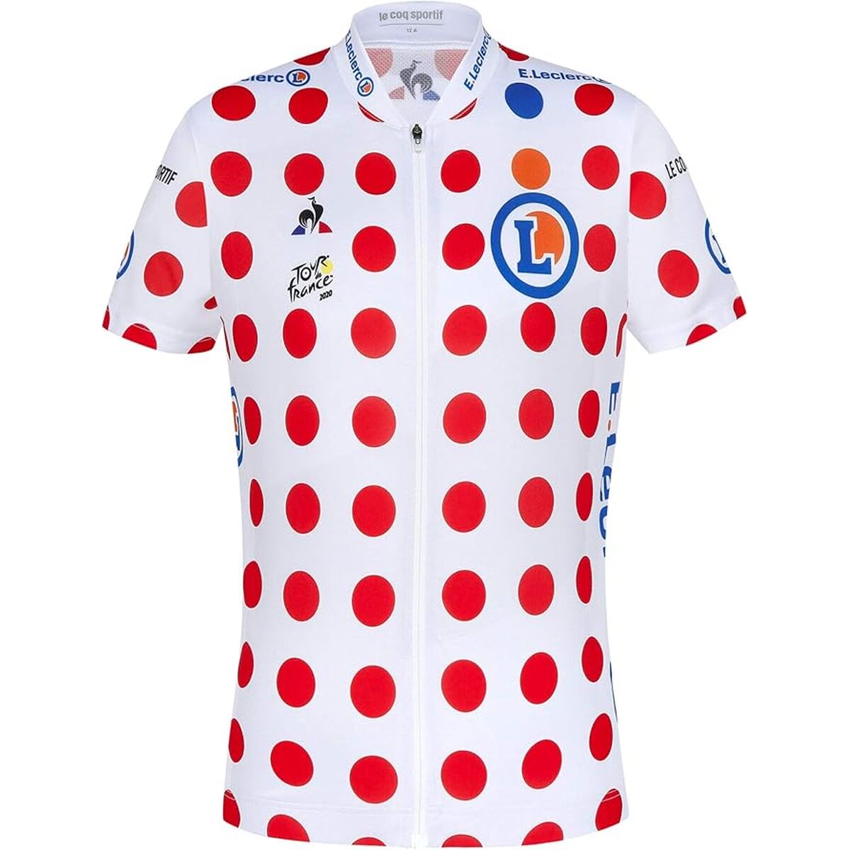 Tricou de ciclism Le coq sportif TDF 2020 Alb