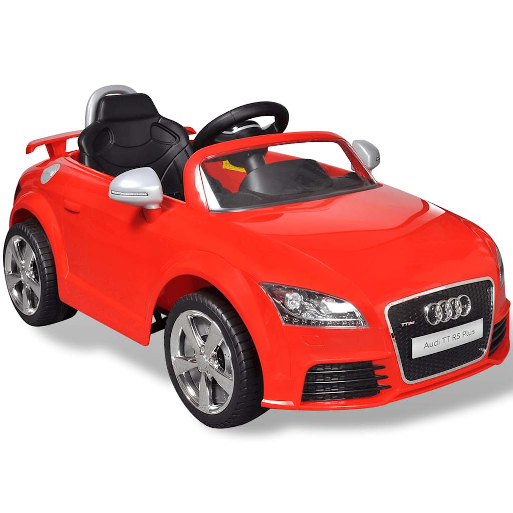 vidaXL Mașinuță pentru copii Audi TT RS, cu telecomandă, roșu vidaXL Mașinuță pentru copii Audi TT RS, cu telecomandă, roșu