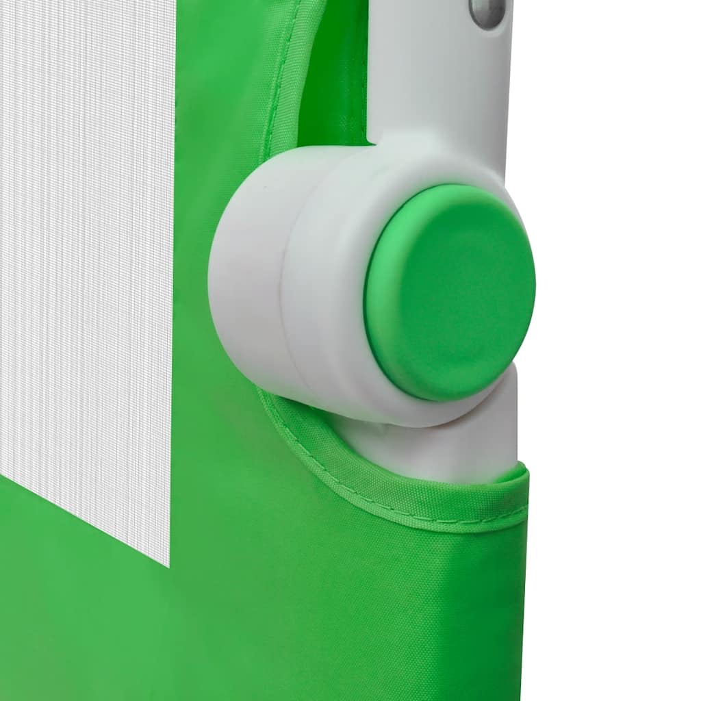 vidaXL Balustradă de siguranță pentru pat de copil, verde, 150x42 cm