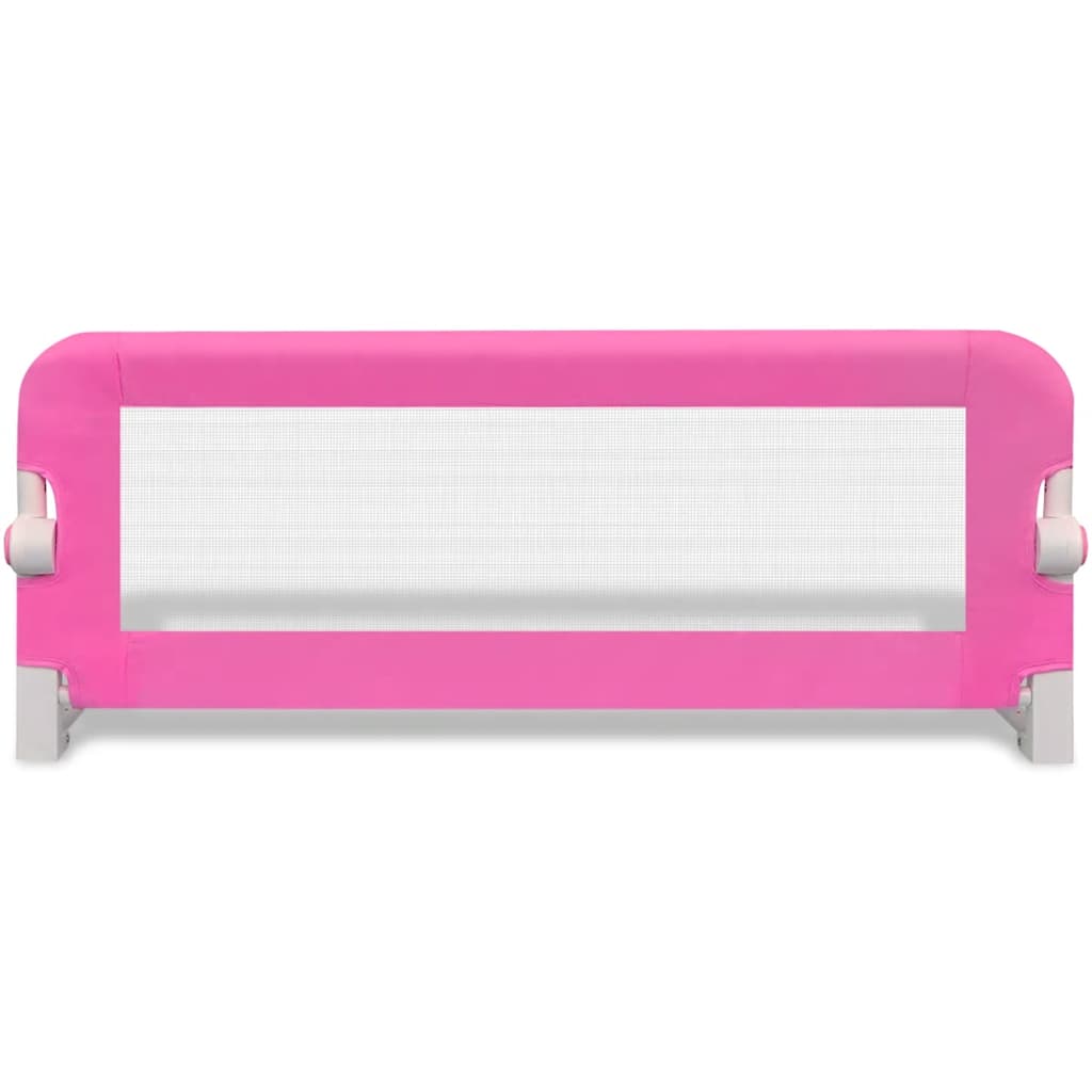vidaXL Balustradă de siguranță pentru pat de copil, roz, 102x42 cm