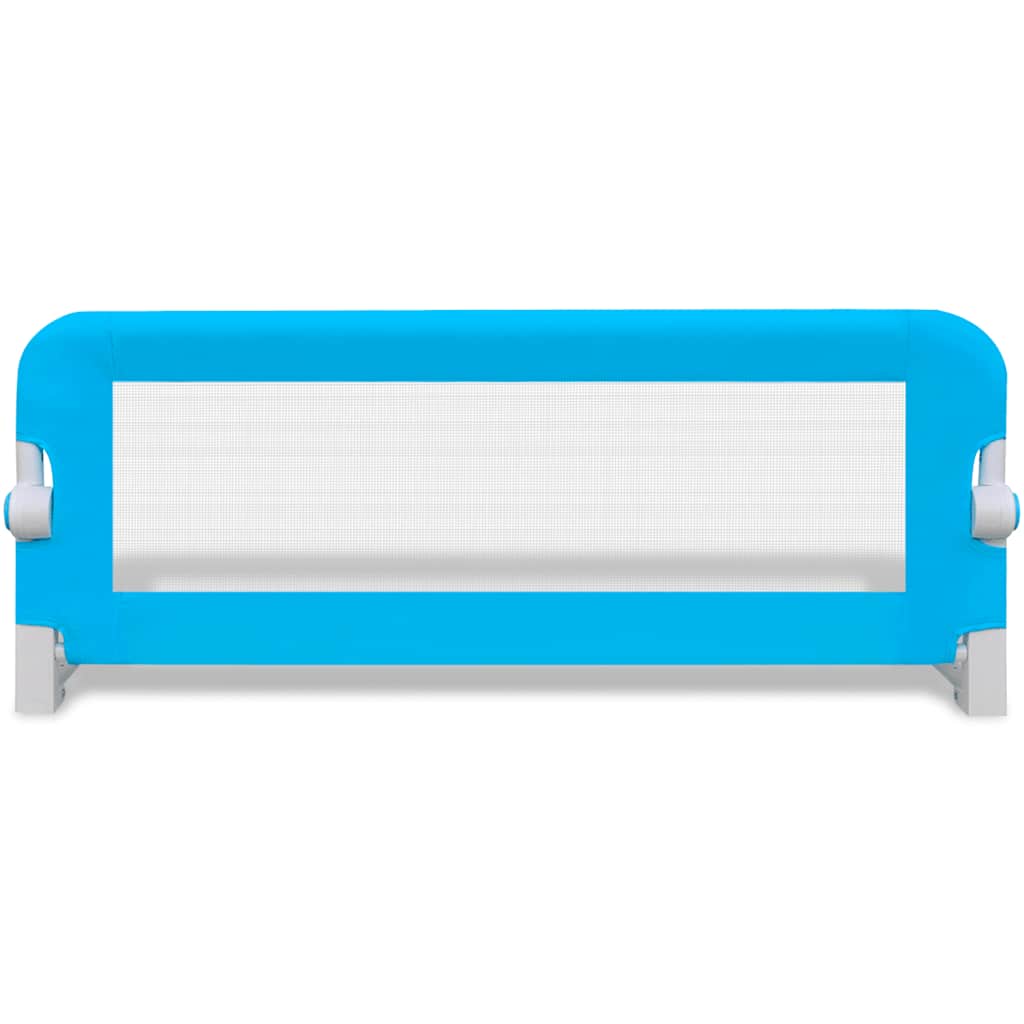 vidaXL Balustradă de siguranță pentru pat copil, albastru, 102x42 cm