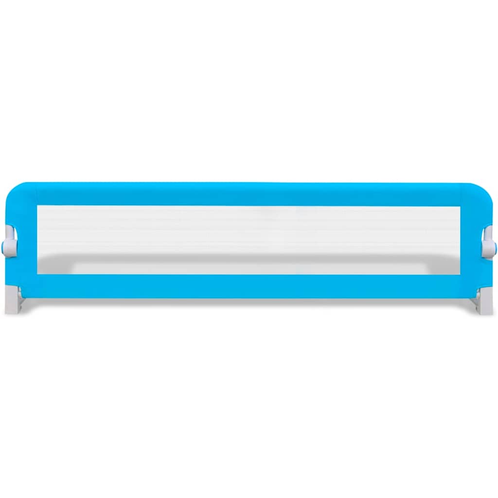 vidaXL Balustradă de siguranță pentru pat copil, albastru, 150x42 cm