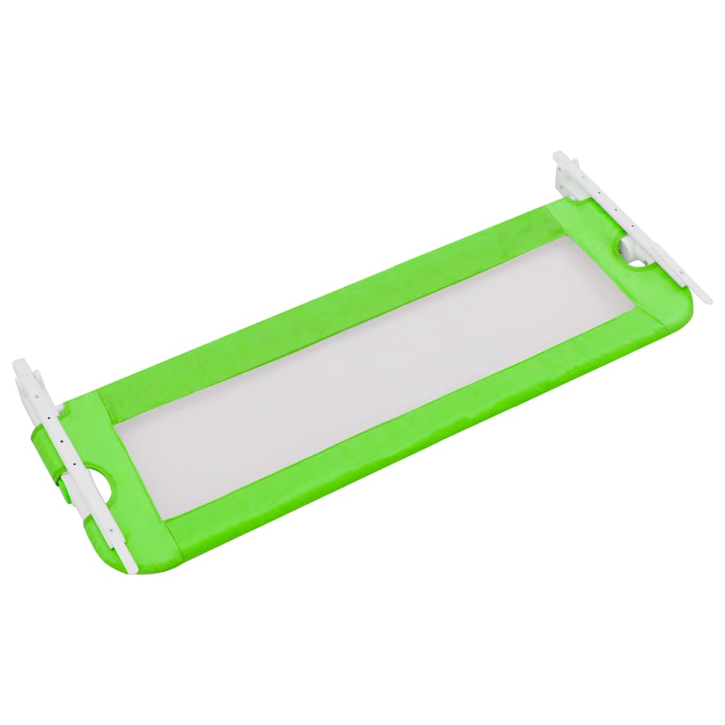 vidaXL Balustradă de protecție pat copii, verde, 120x42 cm, poliester