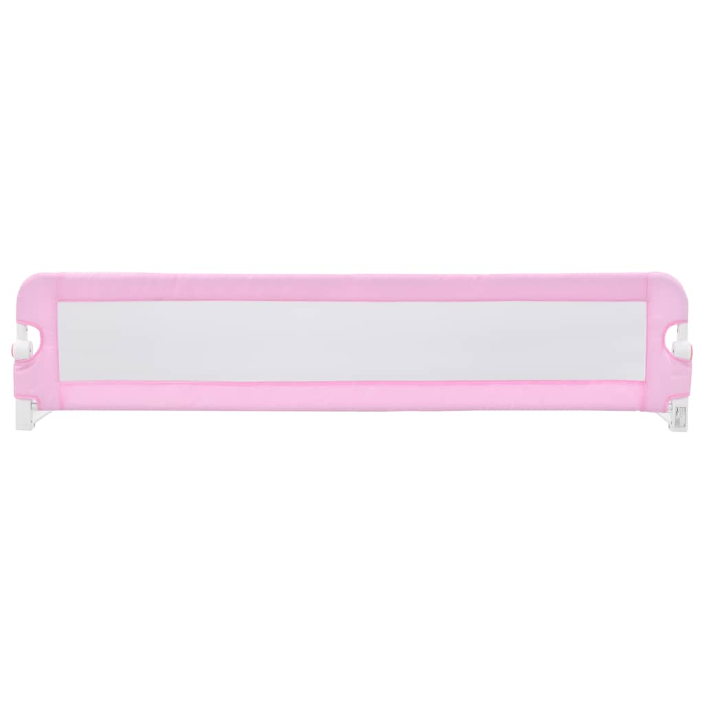 vidaXL Balustradă de protecție pat copii, roz, 180x42 cm, poliester vidaXL Balustradă de protecție pat copii, roz, 180x42 cm, poliester