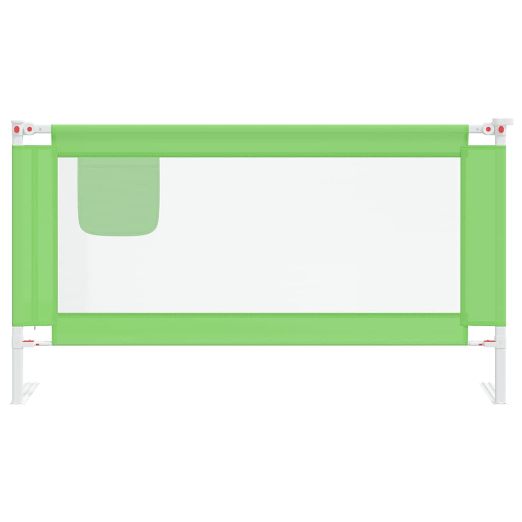 vidaXL Balustradă de protecție pat copii, verde, 150x25 cm, textil vidaXL Balustradă de protecție pat copii, verde, 150x25 cm, textil
