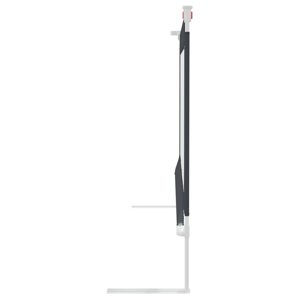 vidaXL Balustradă de protecție pat copii, gri închis, 140x25 cm textil vidaXL Balustradă de protecție pat copii, gri închis, 140x25 cm textil