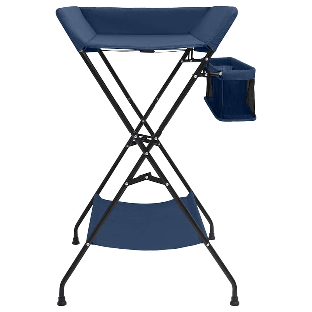 vidaXL Masă de schimb, bleumarin, fier vidaXL Masă de schimb, bleumarin, fier