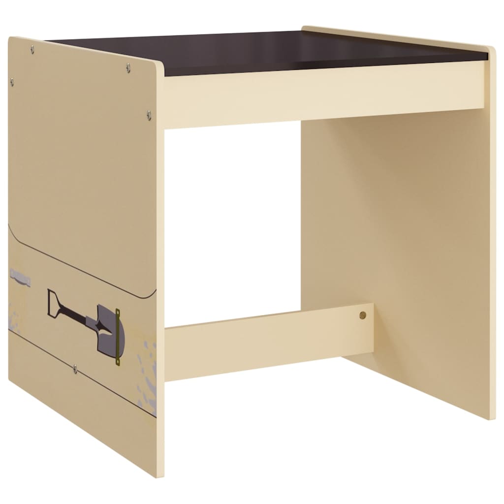 vidaXL Set masă&scaune pentru copii 3 piese model mașină off-road MDF vidaXL Set masă&scaune pentru copii 3 piese model mașină off-road MDF