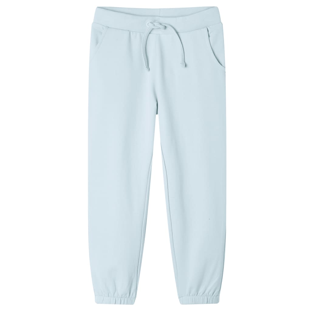 Pantaloni de trening pentru copii, albastru deschis, 92 Pantaloni de trening pentru copii, albastru deschis, 92