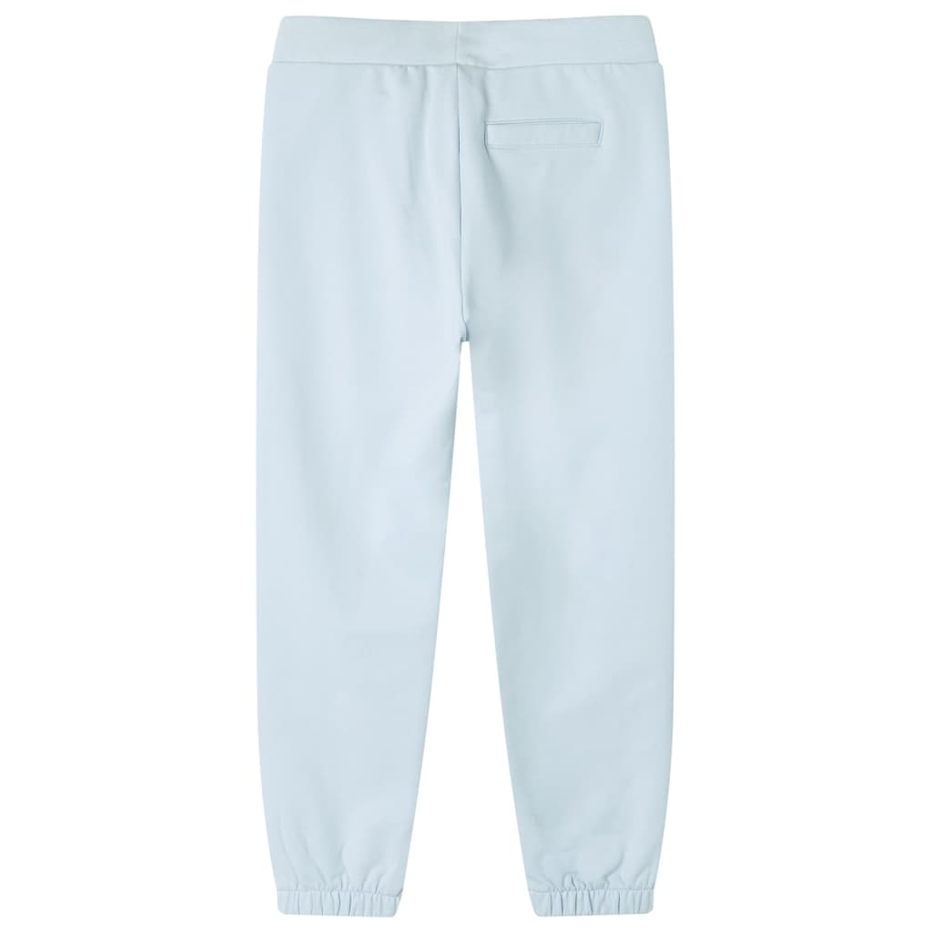 Pantaloni de trening pentru copii, albastru deschis, 116 Pantaloni de trening pentru copii, albastru deschis, 116