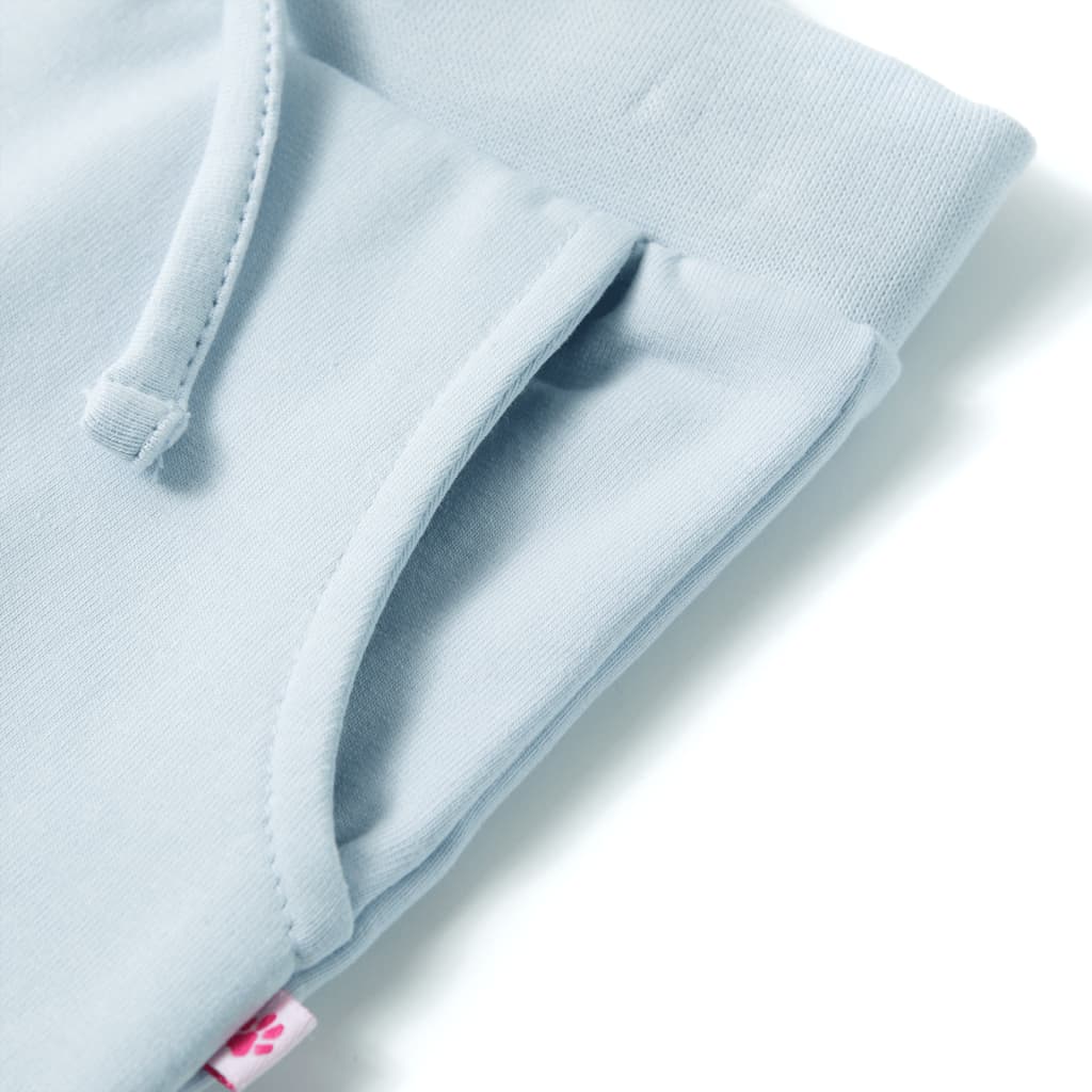 Pantaloni de trening pentru copii, albastru deschis, 116 Pantaloni de trening pentru copii, albastru deschis, 116