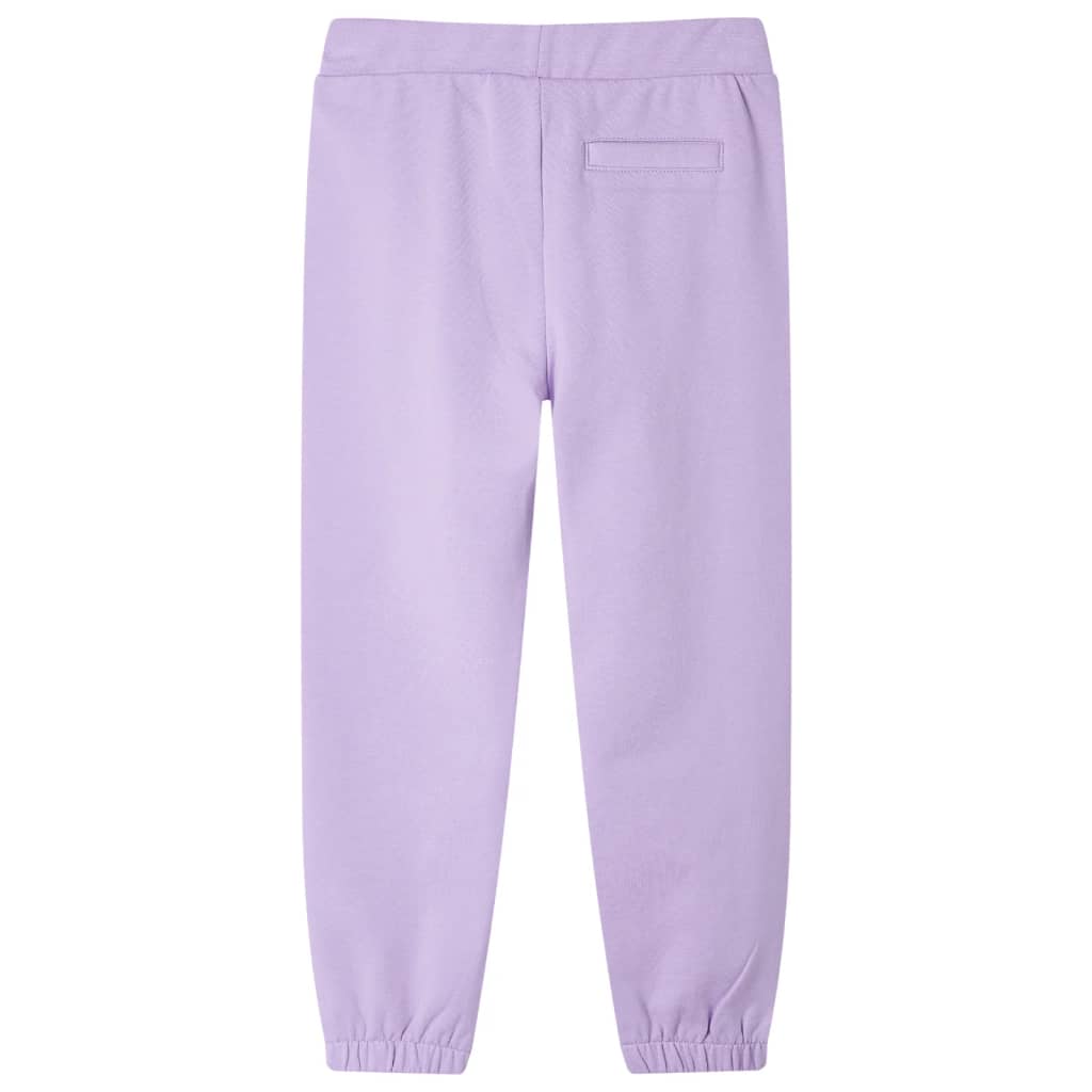Pantaloni de trening pentru copii, lila, 128 Pantaloni de trening pentru copii, lila, 128