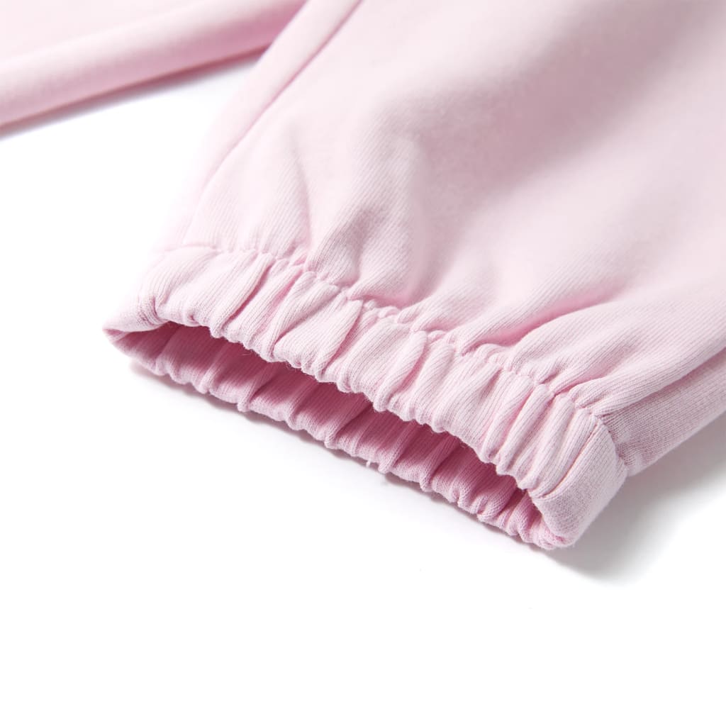 Pantaloni de trening pentru copii, roz deschis, 92 Pantaloni de trening pentru copii, roz deschis, 92