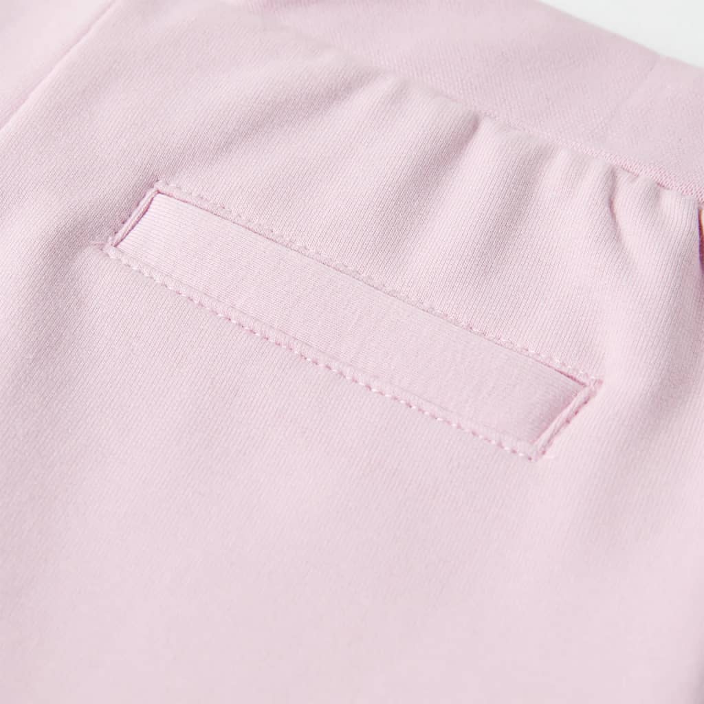 Pantaloni de trening pentru copii, roz deschis, 104 Pantaloni de trening pentru copii, roz deschis, 104