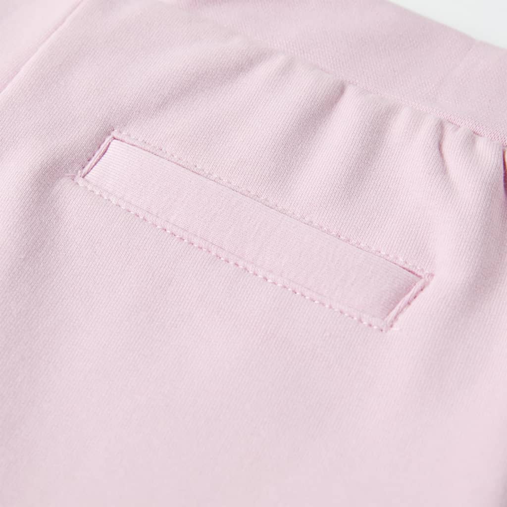 Pantaloni de trening pentru copii, roz deschis, 128 Pantaloni de trening pentru copii, roz deschis, 128