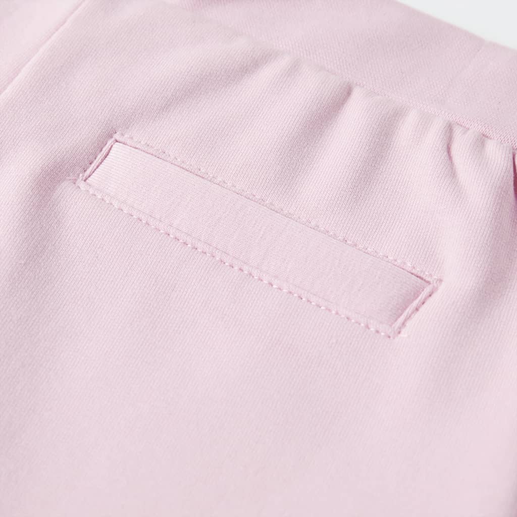 Pantaloni de trening pentru copii, roz deschis, 140 Pantaloni de trening pentru copii, roz deschis, 140