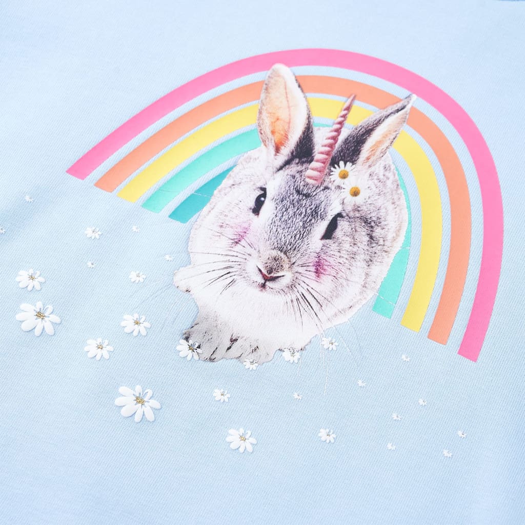 Bluzon pentru copii, albastru deschis, 104