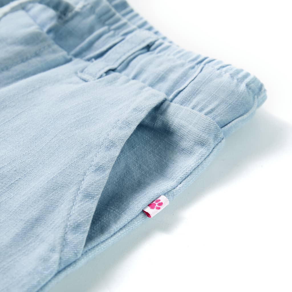 Pantaloni pentru copii, albastru denim pal, 104 Pantaloni pentru copii, albastru denim pal, 104