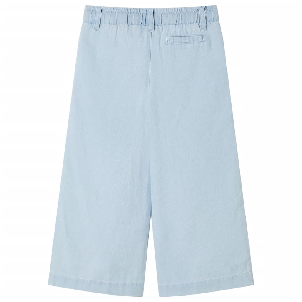 Pantaloni pentru copii, albastru denim pal, 116 Pantaloni pentru copii, albastru denim pal, 116