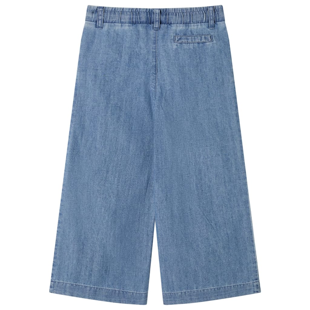 Pantaloni pentru copii, albastru denim, 140 Pantaloni pentru copii, albastru denim, 140