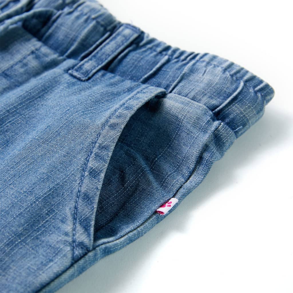 Pantaloni pentru copii, albastru denim, 140 Pantaloni pentru copii, albastru denim, 140