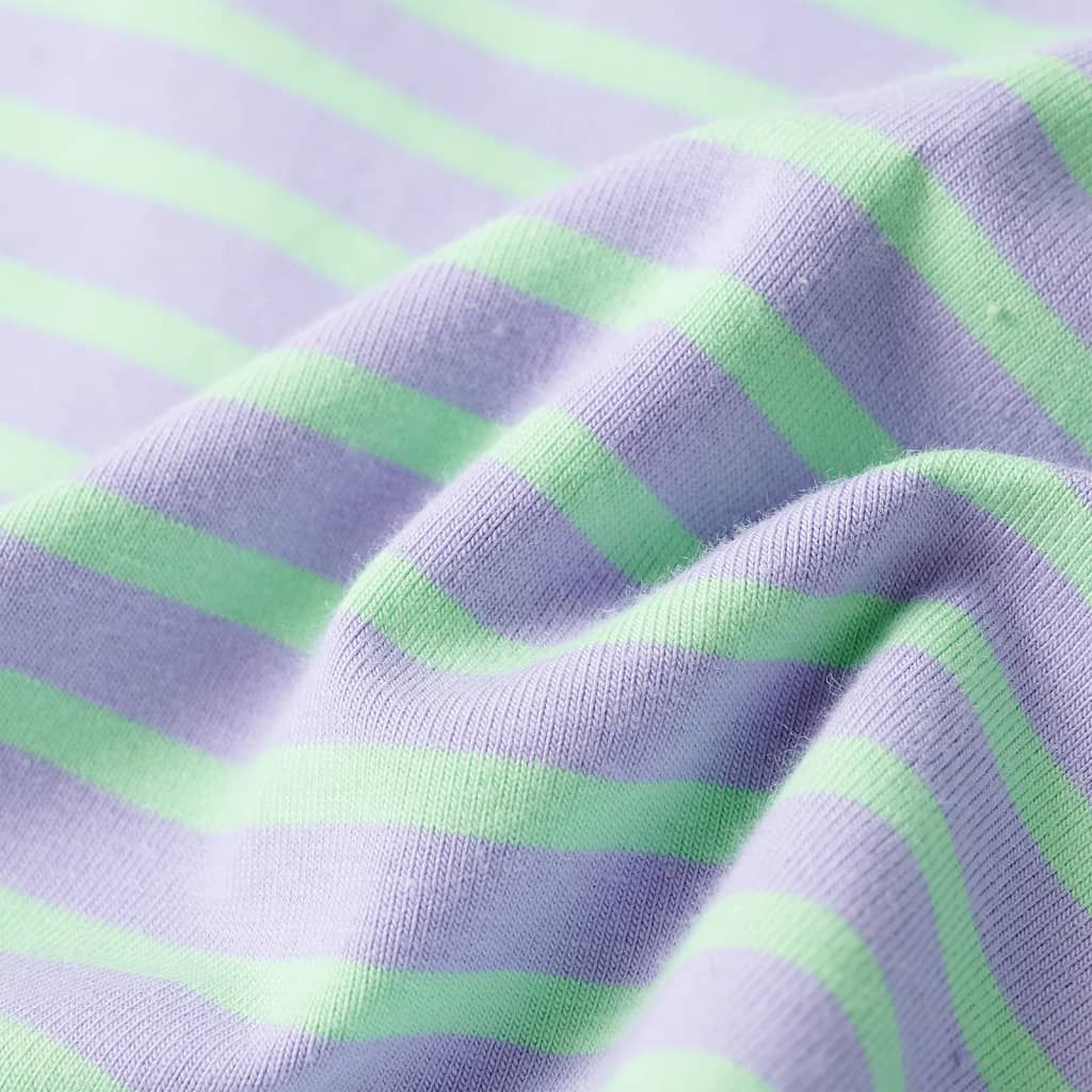 Fustă dreaptă pentru copii cu dungi, verde mentă aprins, 92