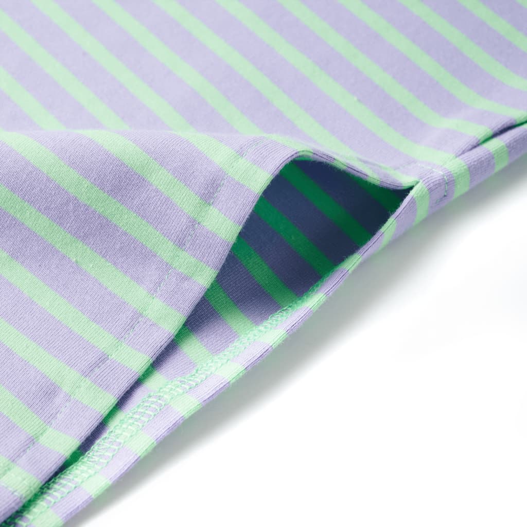 Fustă dreaptă pentru copii cu dungi, verde mentă aprins, 104