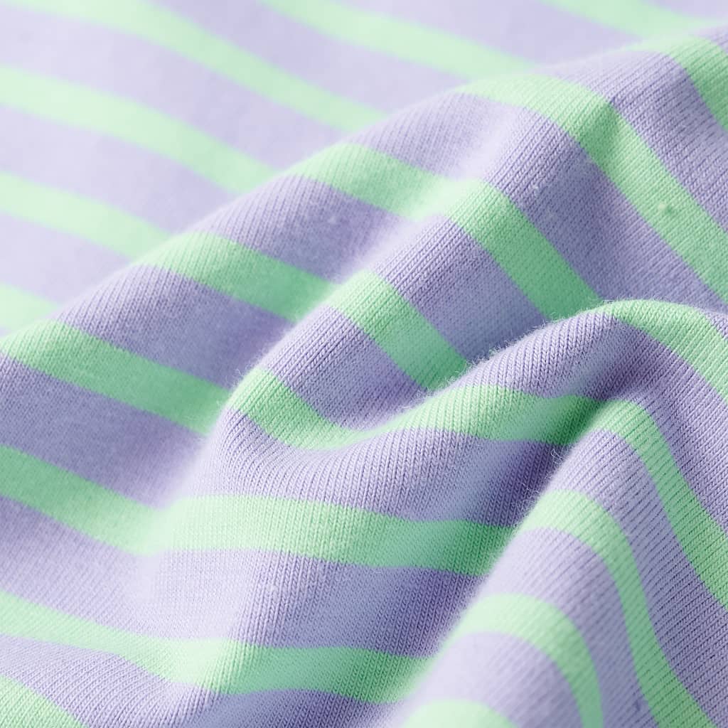 Fustă dreaptă pentru copii cu dungi, verde mentă aprins, 104