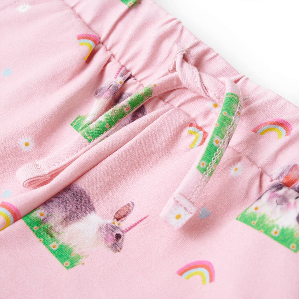 Pantaloni scurți pentru copii cu șnur roz deschis 92 Pantaloni scurți pentru copii cu șnur roz deschis 92