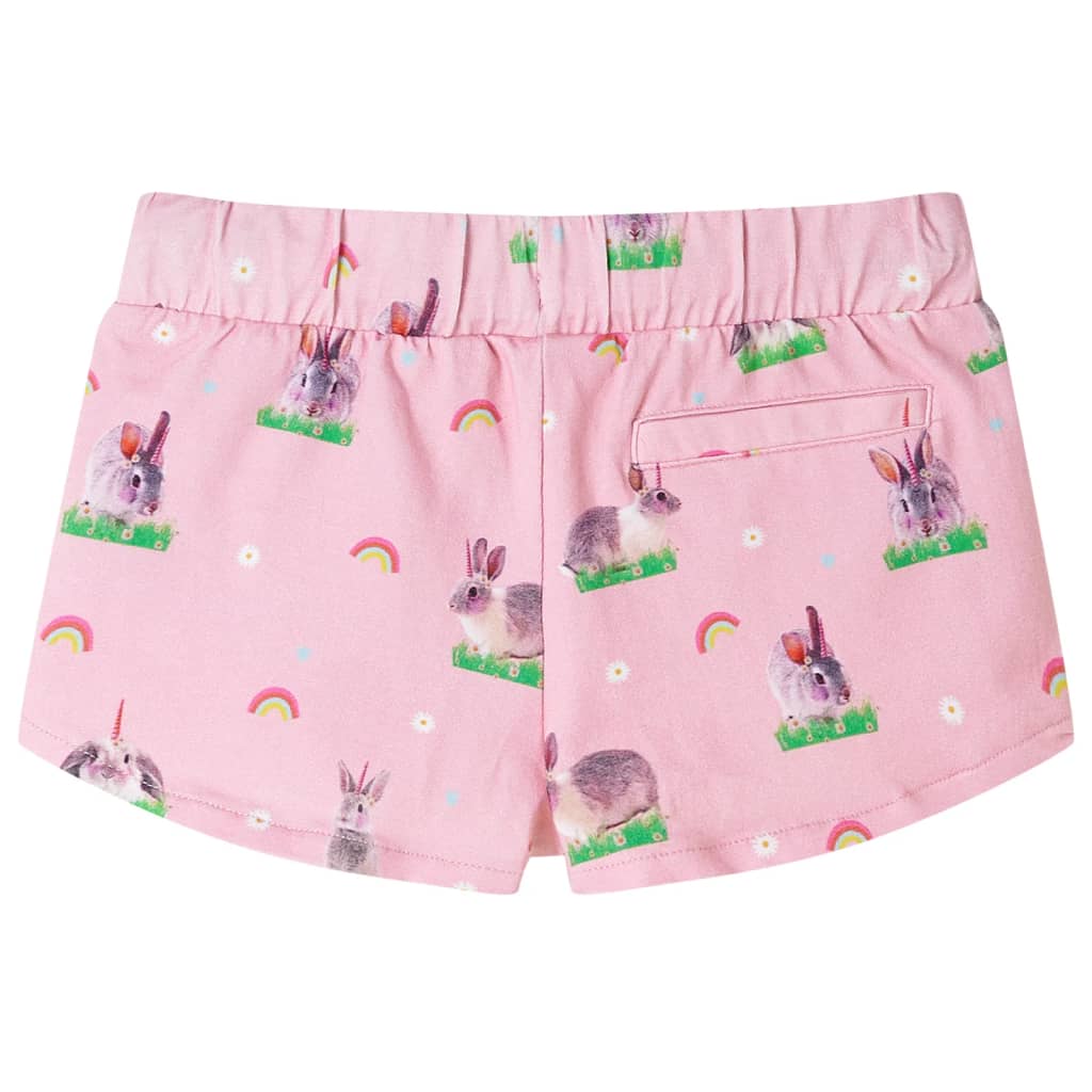 Pantaloni scurți pentru copii cu șnur roz deschis 140 Pantaloni scurți pentru copii cu șnur roz deschis 140