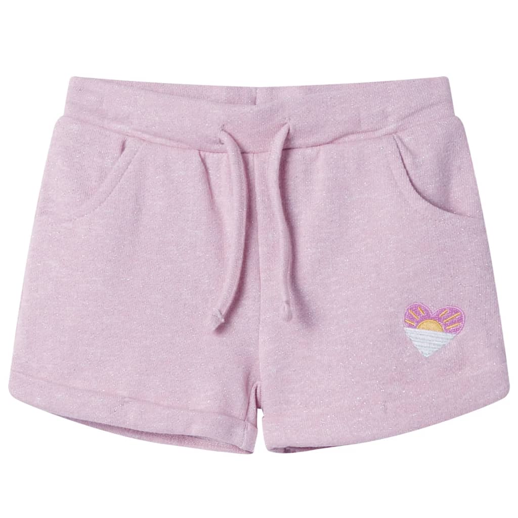 Pantaloni pentru copii cu șnur, lila combinat, 92 Pantaloni pentru copii cu șnur, lila combinat, 92