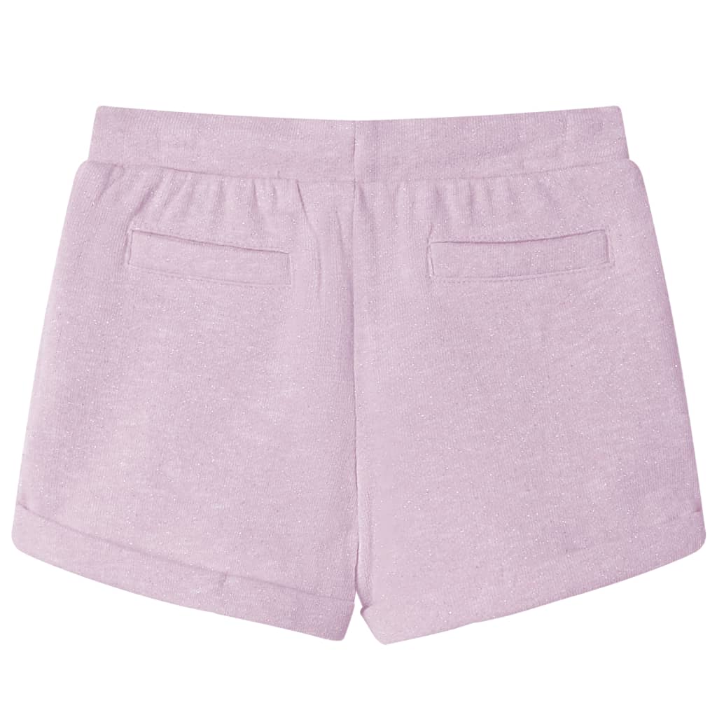 Pantaloni pentru copii cu șnur, lila combinat, 104 Pantaloni pentru copii cu șnur, lila combinat, 104