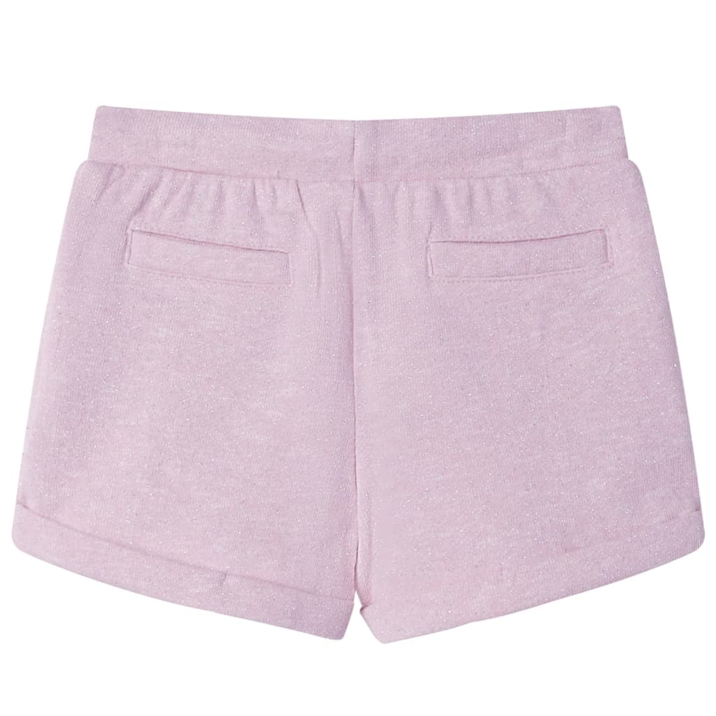 Pantaloni pentru copii cu șnur, lila combinat, 128 Pantaloni pentru copii cu șnur, lila combinat, 128
