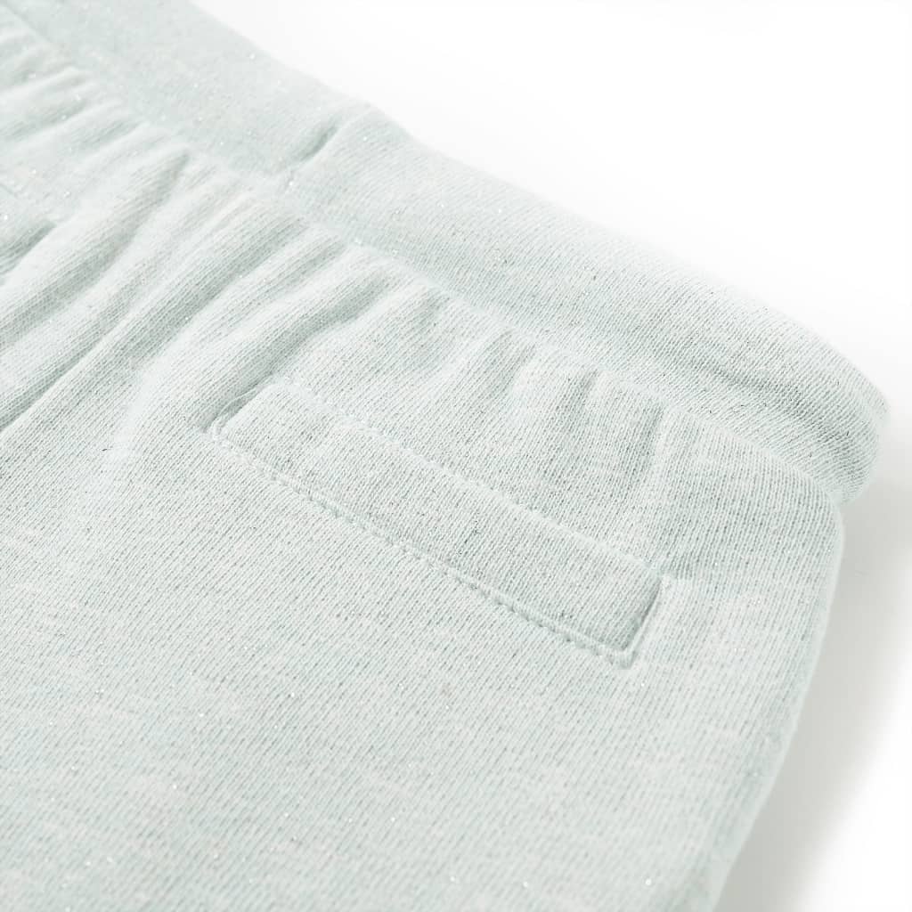 Pantaloni scurți de copii cu șnur, verde mentă deschis combinat, 92 Pantaloni scurți de copii cu șnur, verde mentă deschis combinat, 92